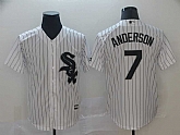 White Sox 10 Yoan Moncada White Cool Base Jersey,baseball caps,new era cap wholesale,wholesale hats
